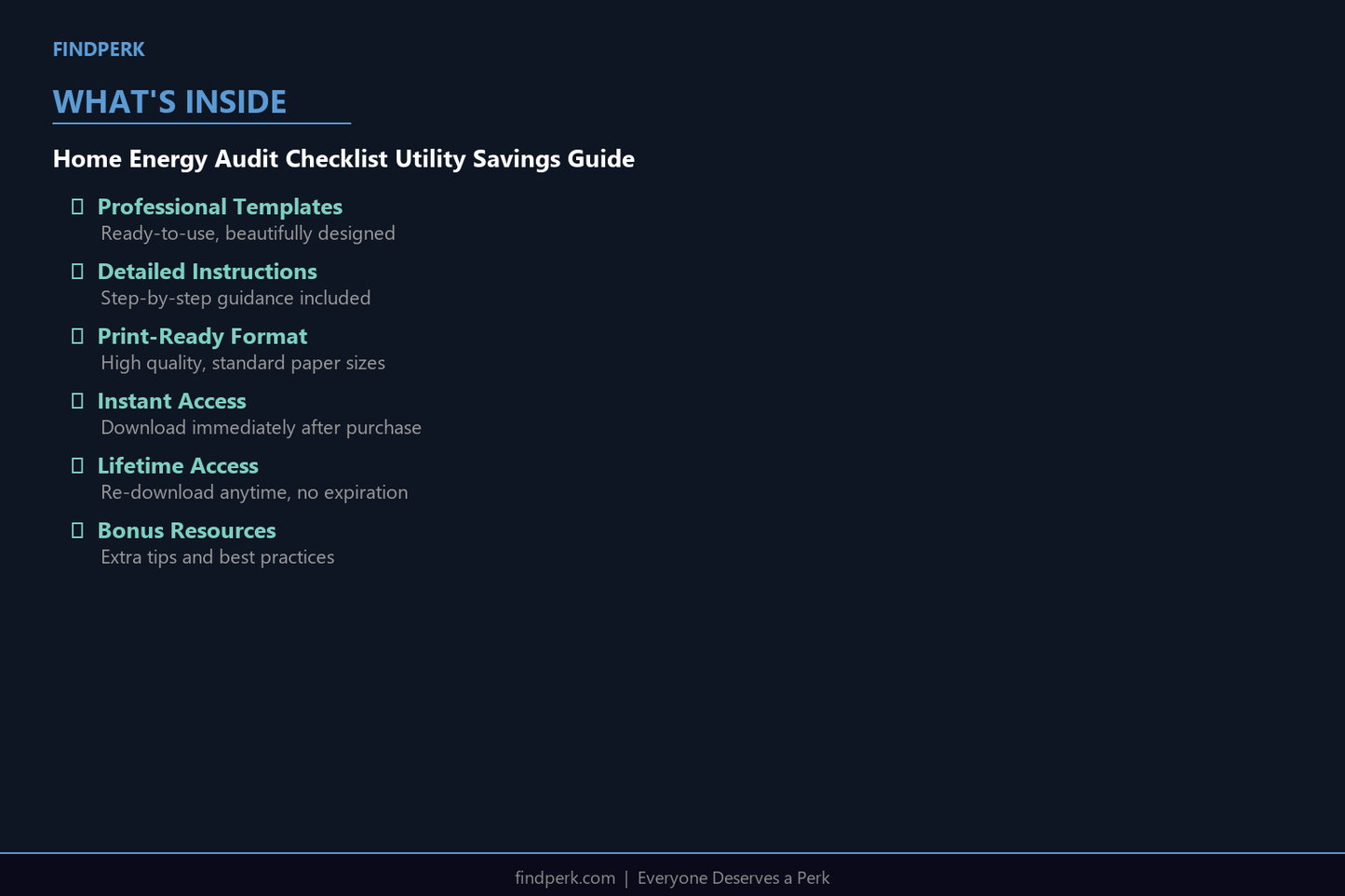 Home Energy Audit Checklist Utility Savings Guide