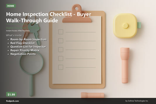 Home Inspection Checklist Buyer Walk-Through Guide