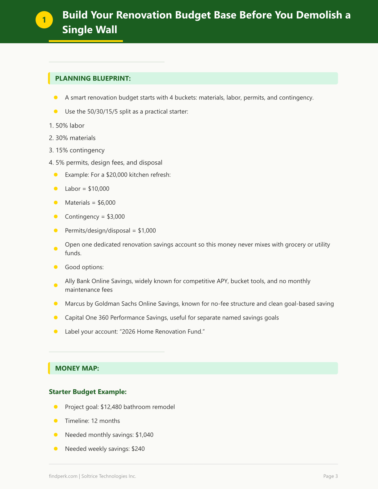 Home Renovation Budget Tracker — Home Organization Printable