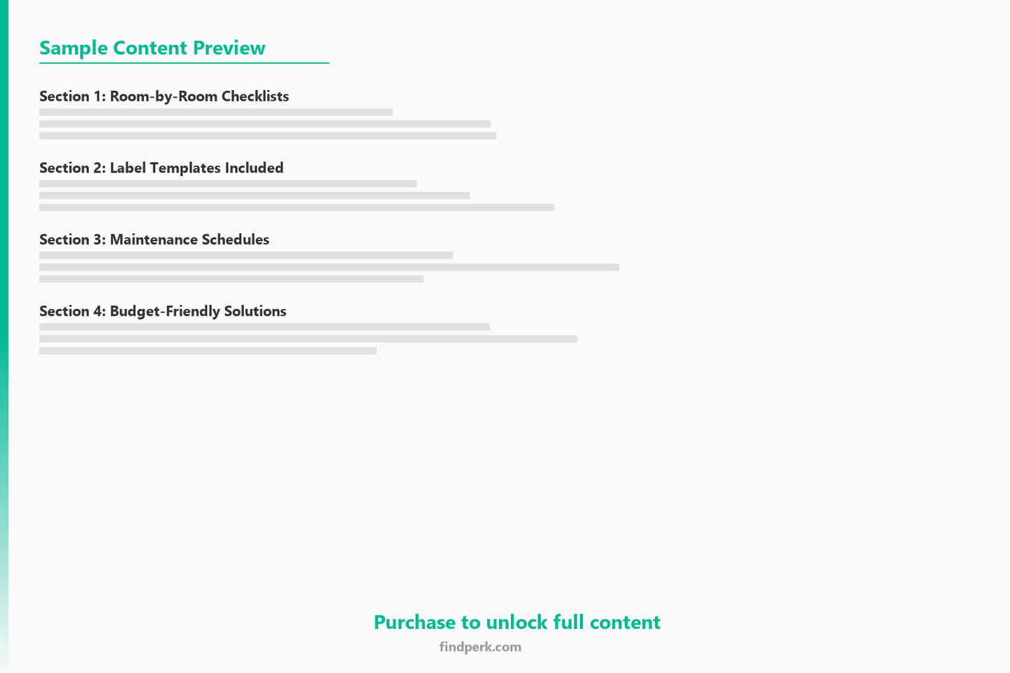 Home Renovation Budget Tracker Project Planner - Content Preview