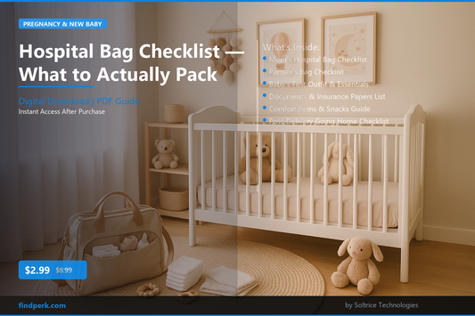 Hospital Bag Checklist — What to Actually Pack