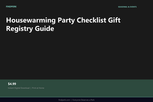 Housewarming Party Checklist Gift Registry Guide