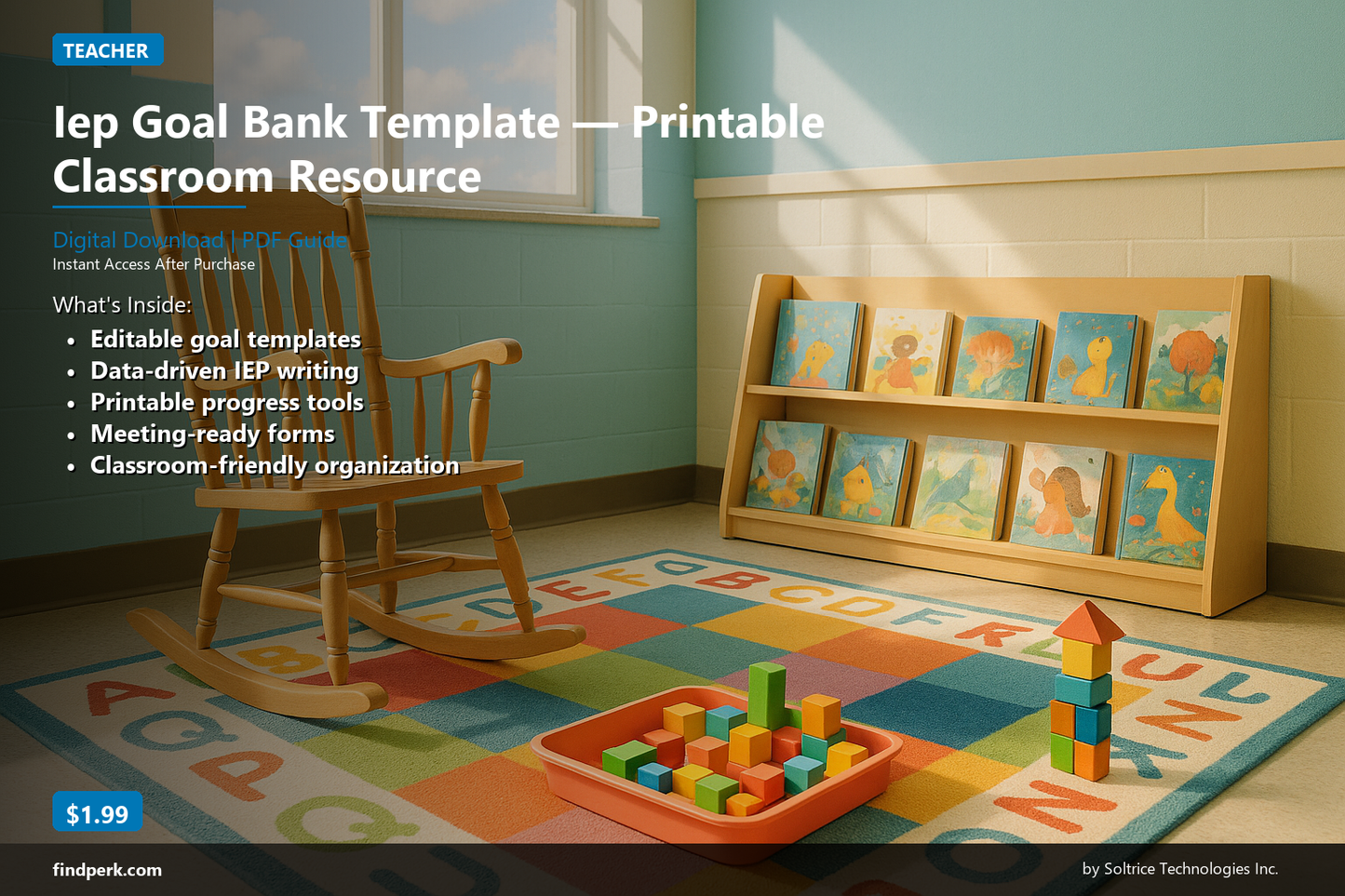 Iep Goal Bank Template — Printable Classroom Resource