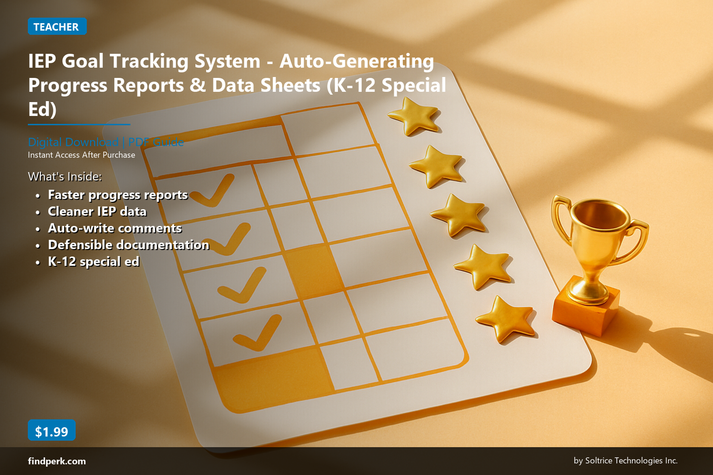 IEP Goal Tracking System - Auto-Generating Progress Reports & Data Sheets (K-12 Special Ed)