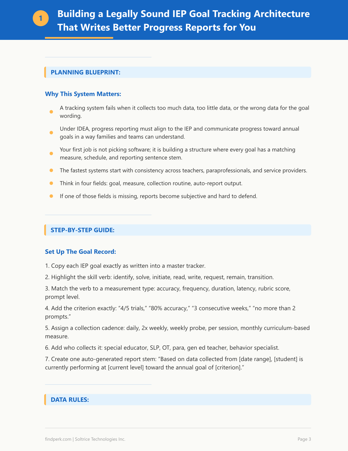 IEP Goal Tracking System - Auto-Generating Progress Reports & Data Sheets (K-12 Special Ed)
