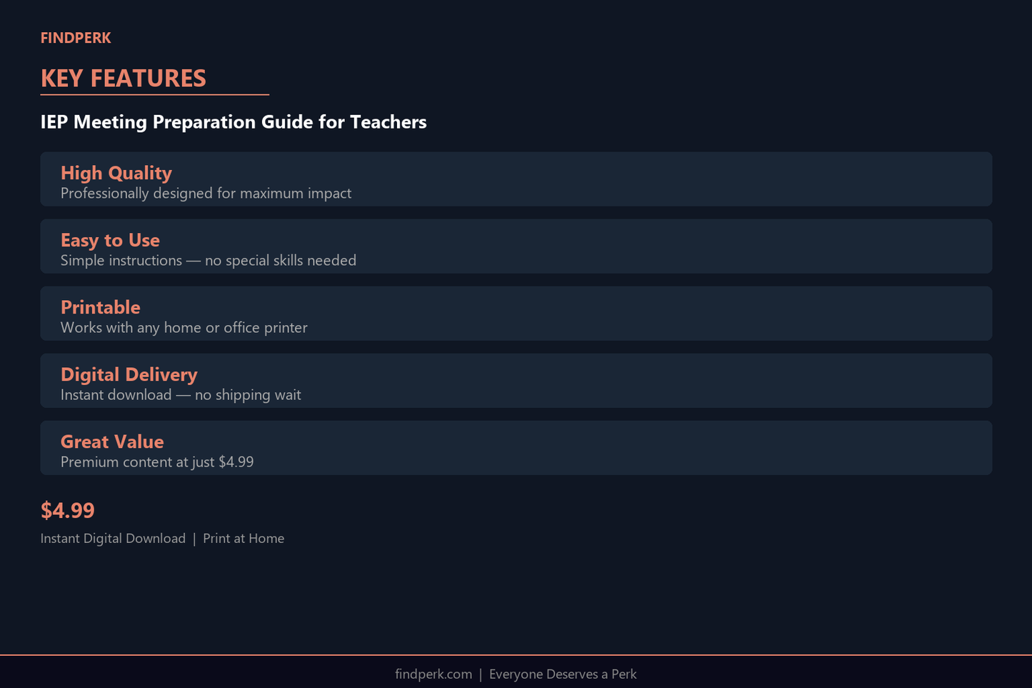 IEP Meeting Preparation Guide for Teachers