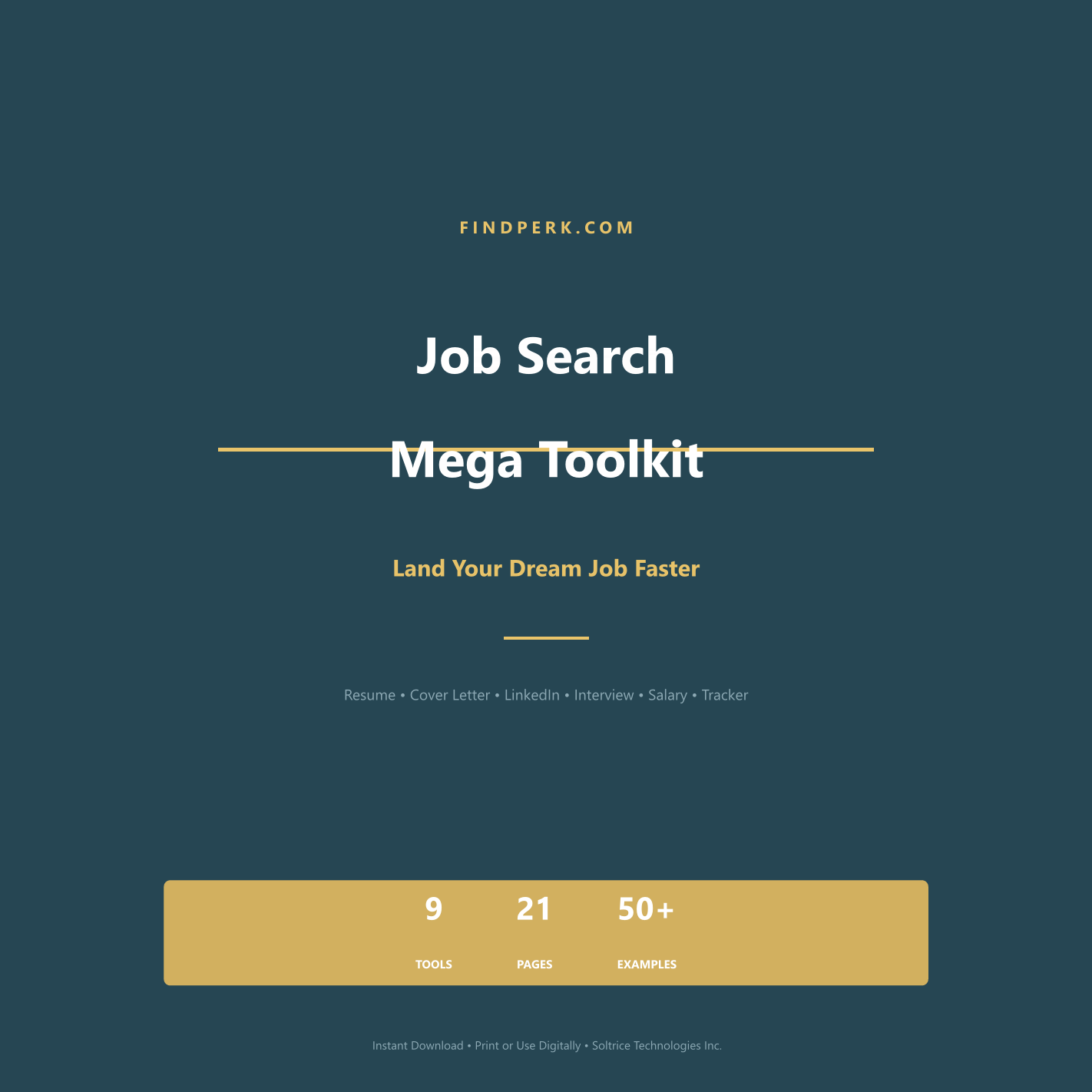 Job Search Mega Toolkit — 9 Tools to Land Your Dream Job Faster