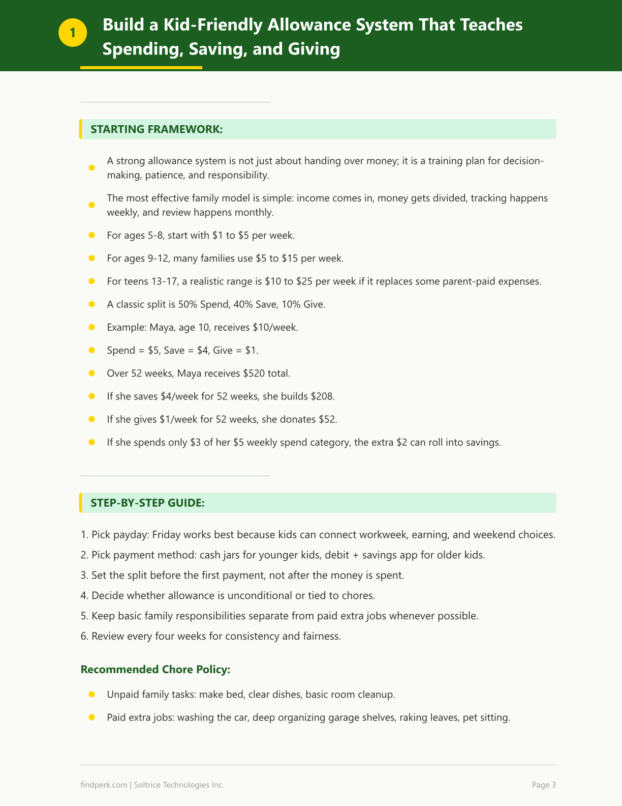 Kids Money Management Printable Kit - Allowance Tracker, Savings Goals & Money Lessons