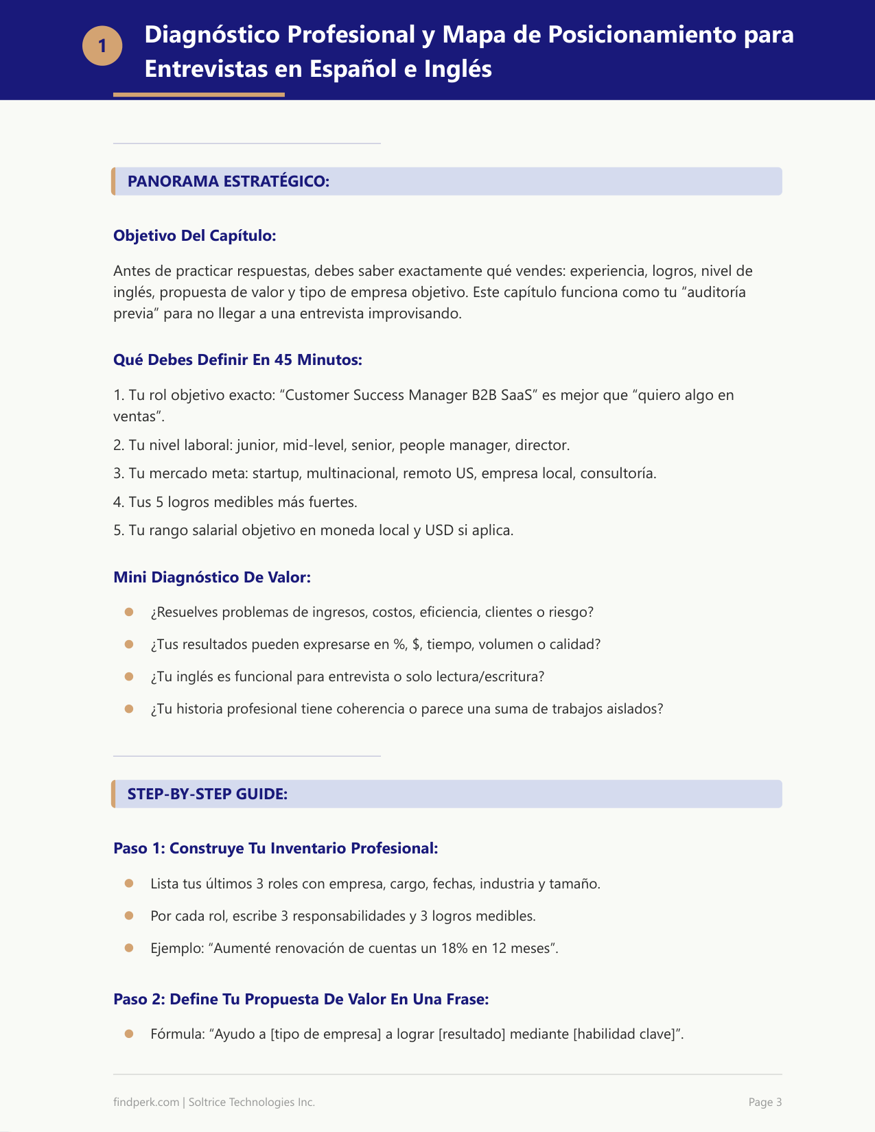 Kit de Preparacion para Entrevista de Trabajo (Job Interview Preparation Kit)