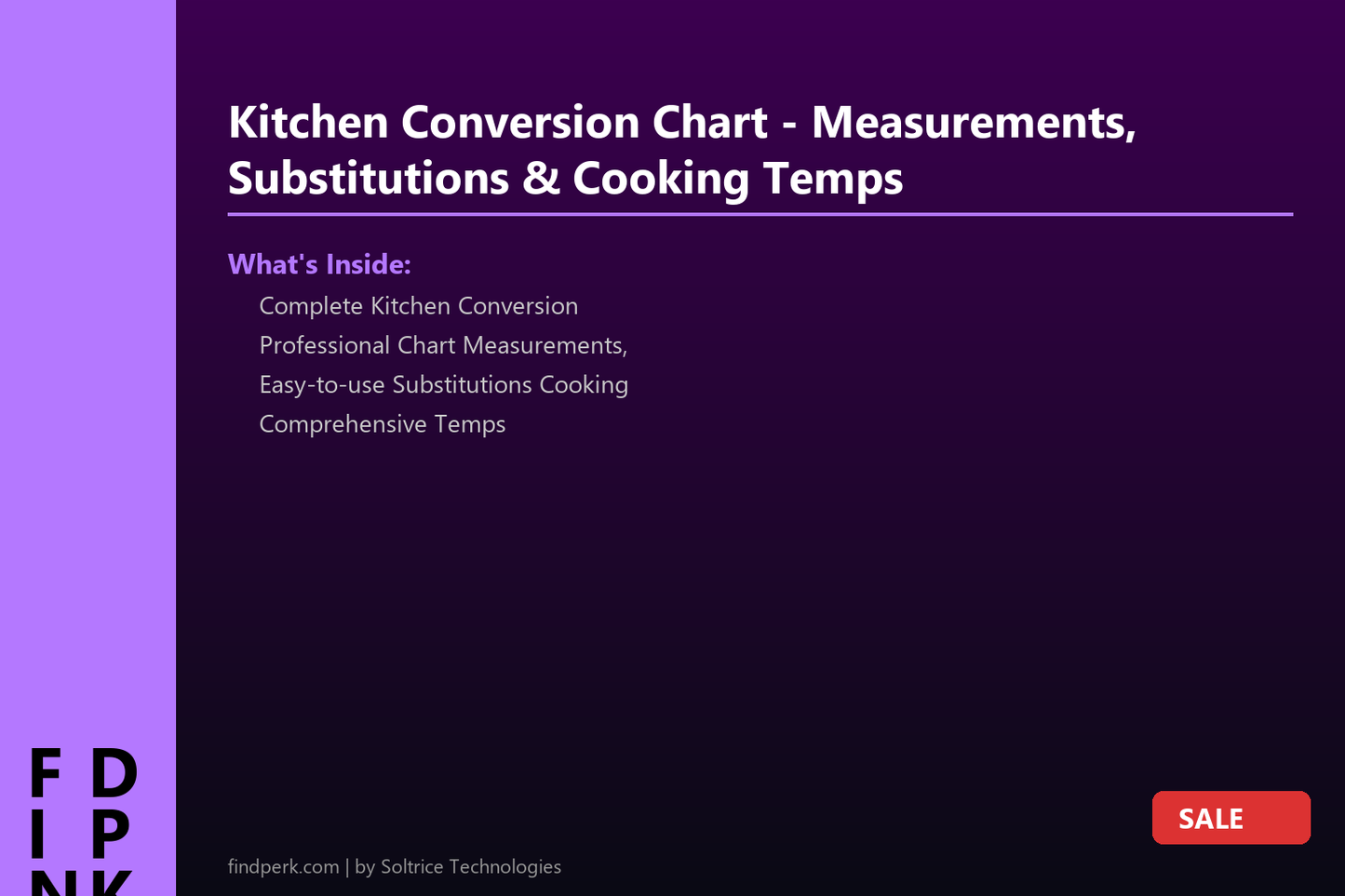 Kitchen Conversion Chart - Measurements, Substitutions & Cooking Temps