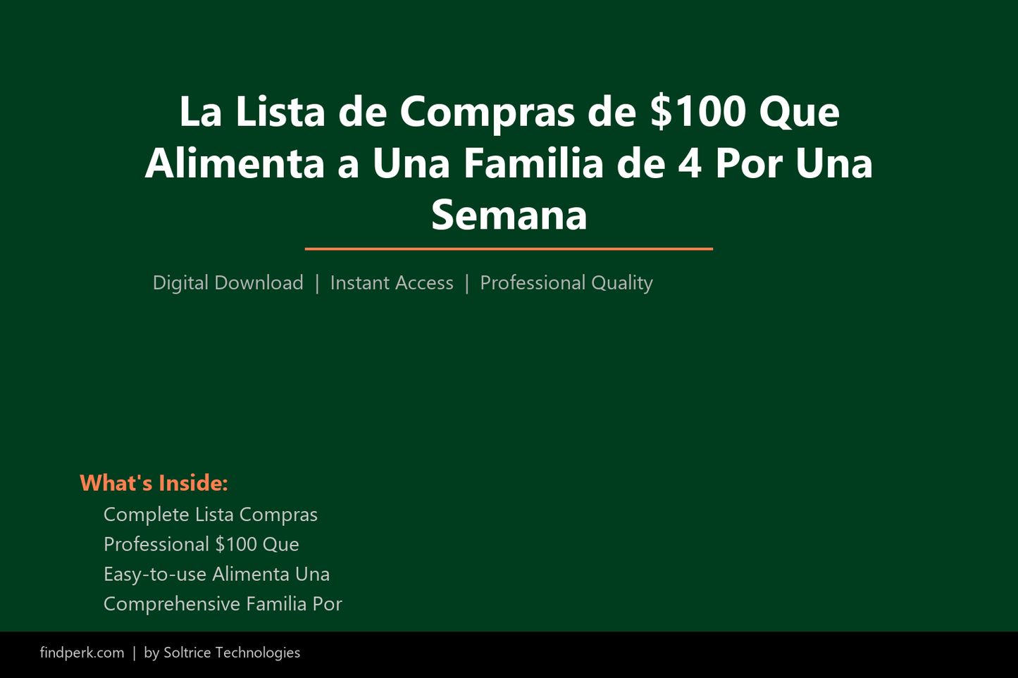 La Lista de Compras de $100 Que Alimenta a Una Familia de 4 Por Una Semana