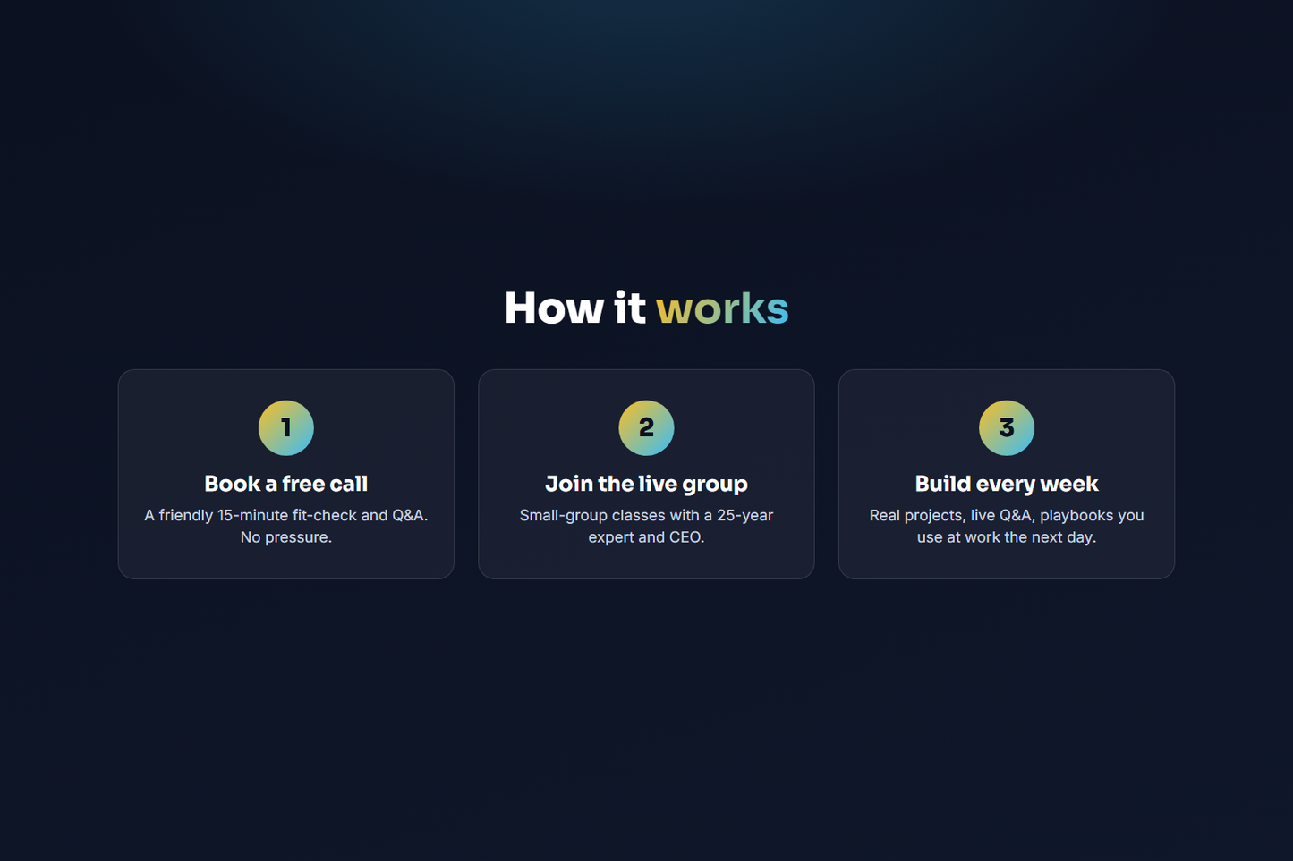 Learn AI Live - Live Group AI Classes with a Founder