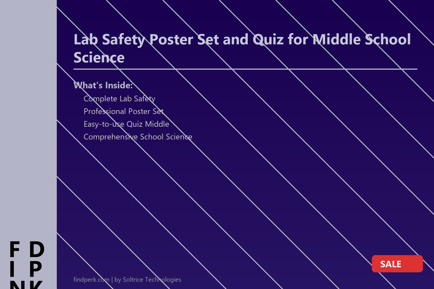 Lab Safety Poster Set and Quiz for Middle School Science