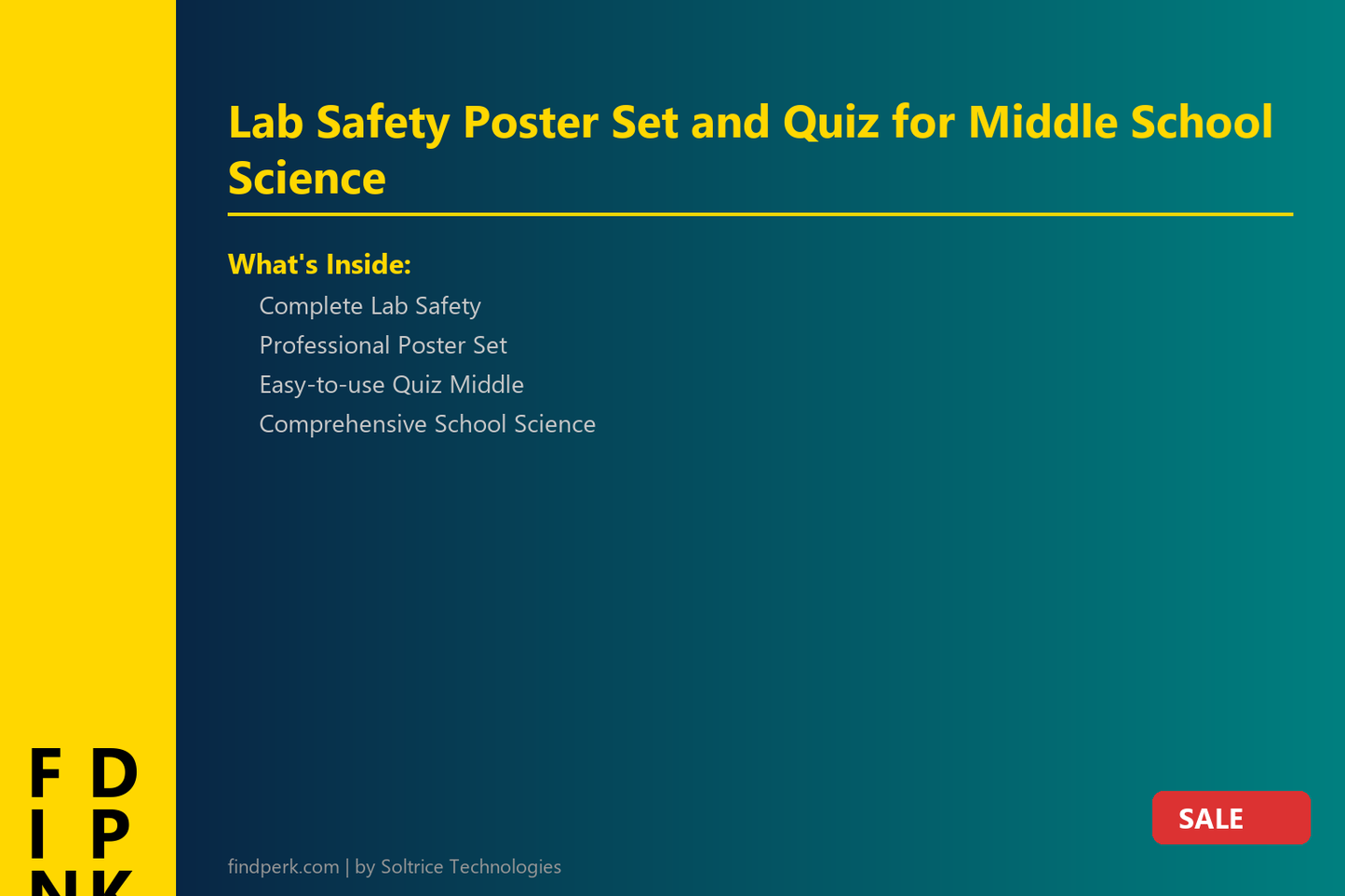 Lab Safety Poster Set and Quiz for Middle School Science