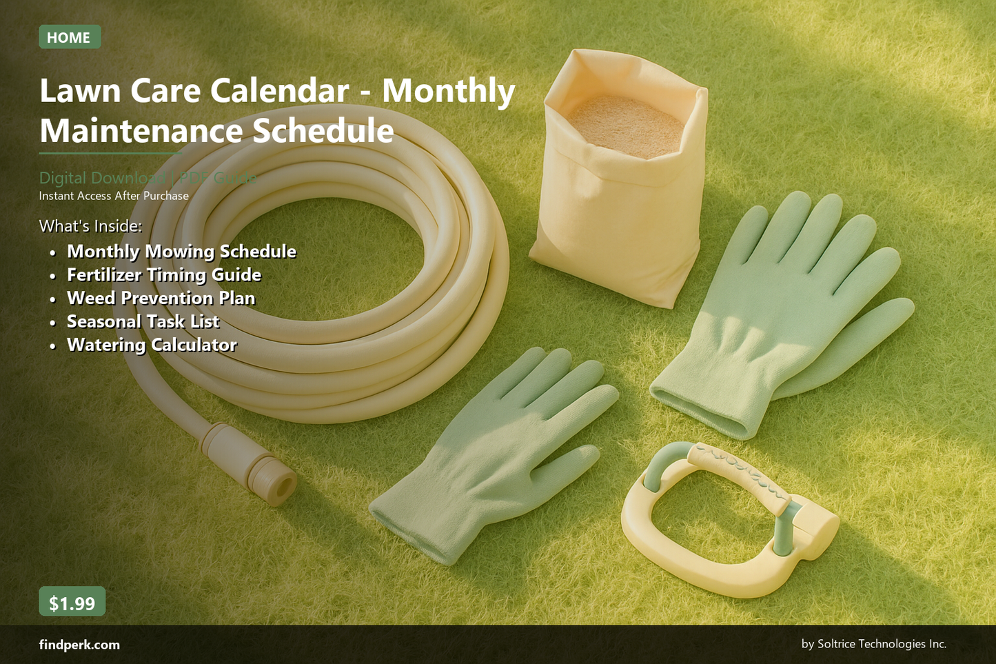 Lawn Care Calendar — Monthly Maintenance Schedule