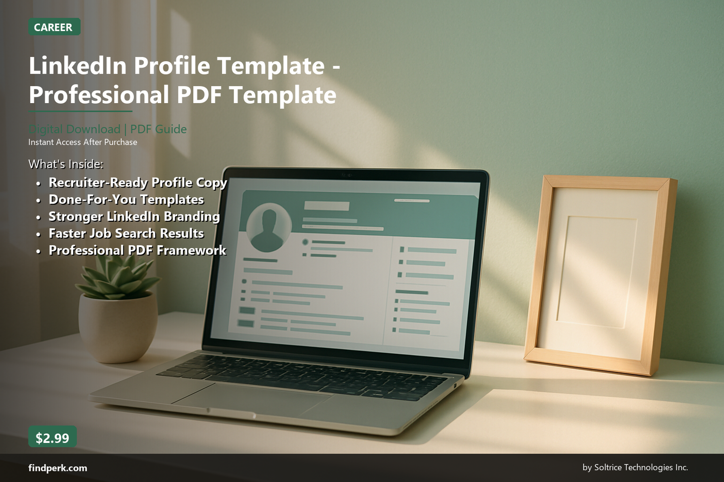 Linkedin Profile Template — Professional PDF Template