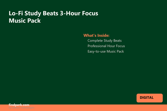 Lo-Fi Study Beats 3-Hour Focus Music Pack