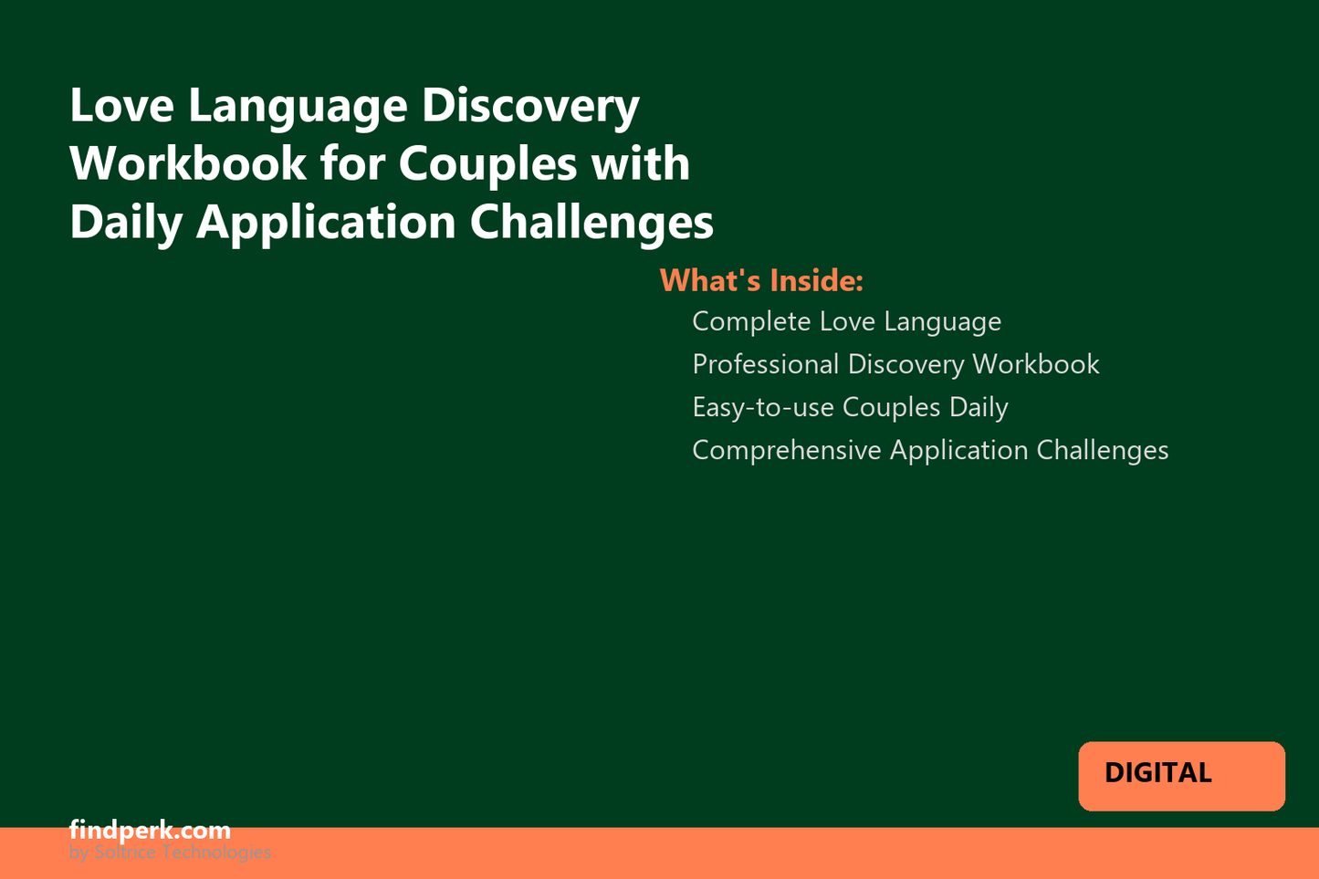 Love Language Discovery Workbook for Couples with Daily Application Challenges
