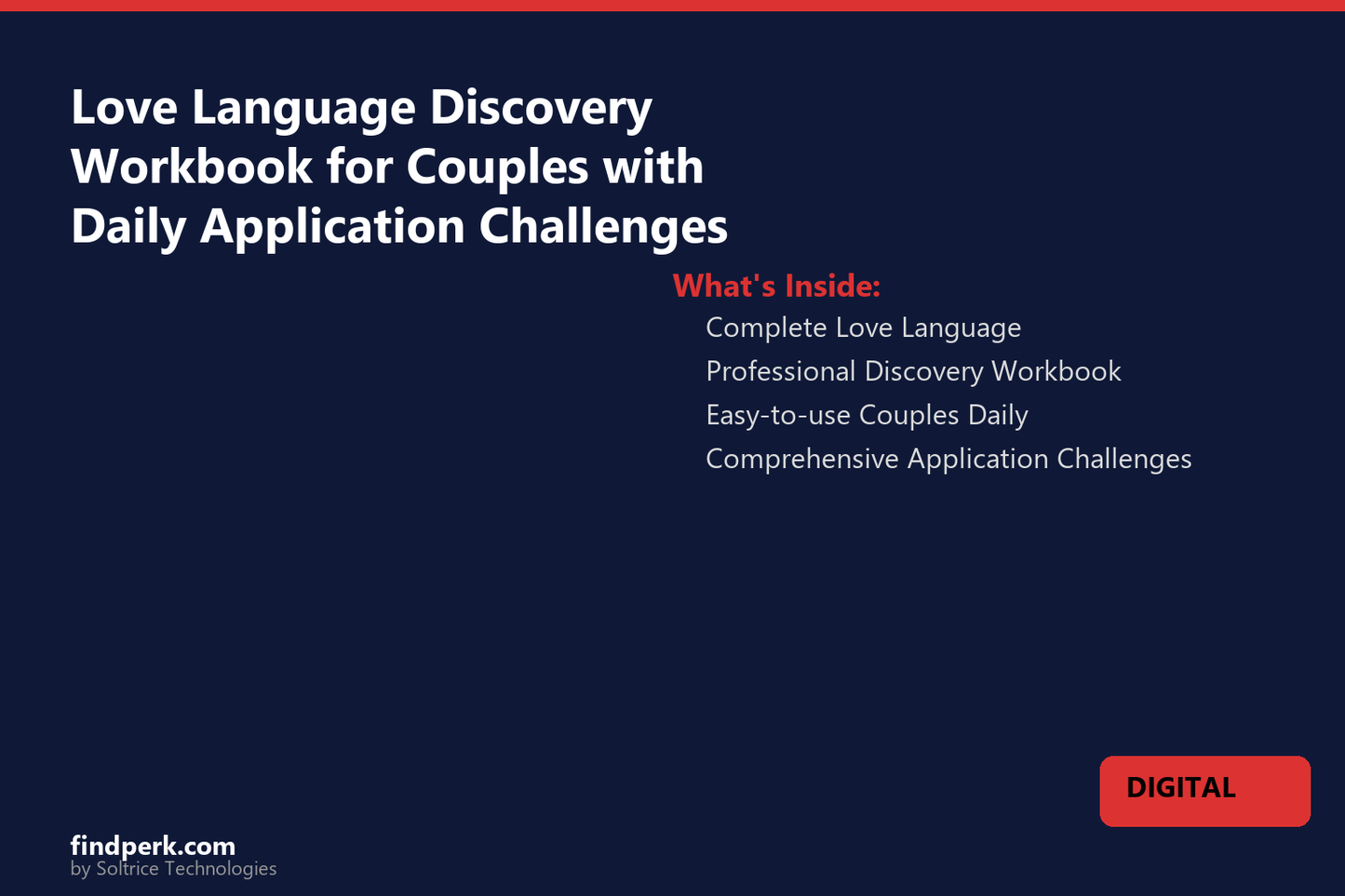 Love Language Discovery Workbook for Couples with Daily Application Challenges