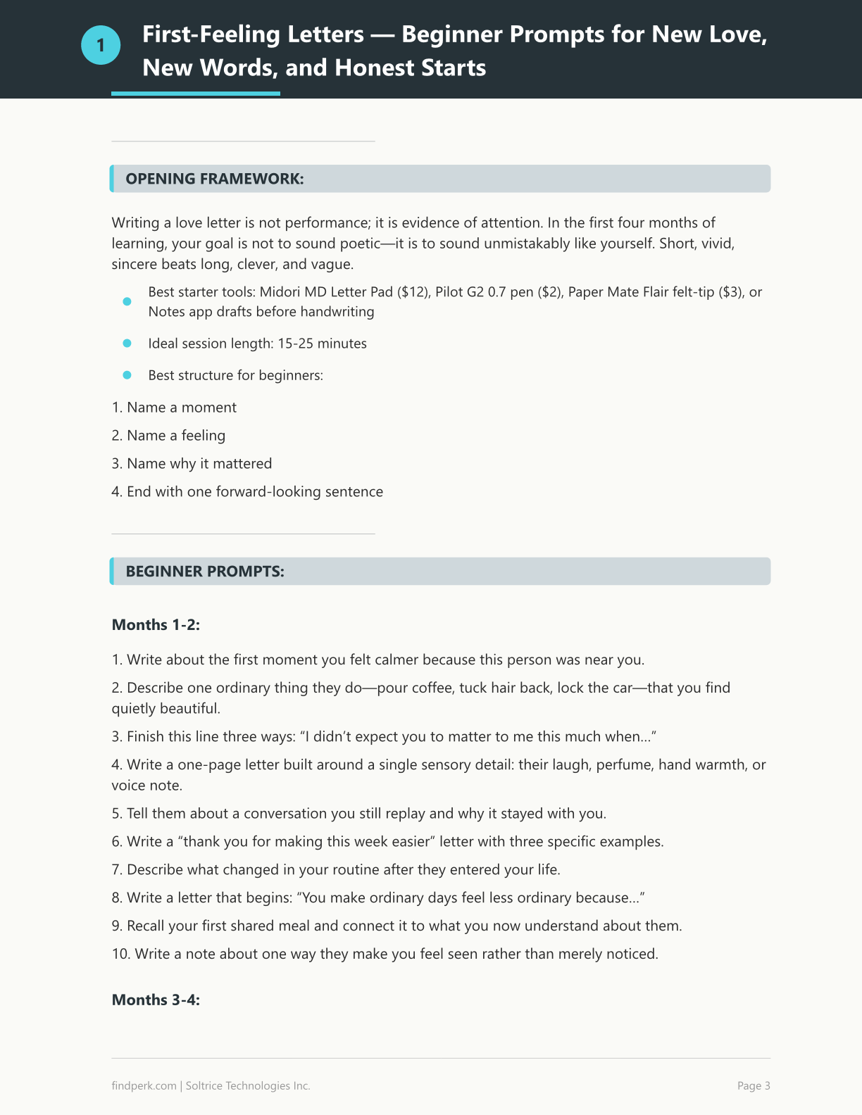 Love Letter Writing Prompts — Express What Words Can't