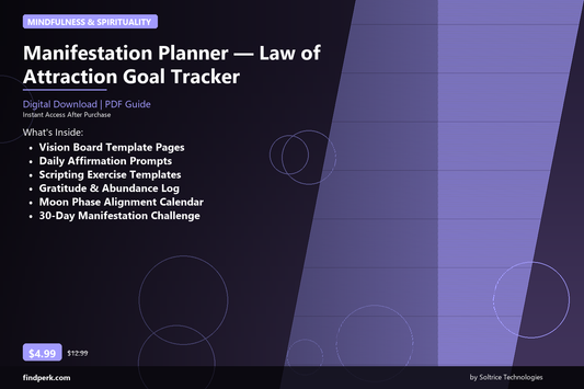 Manifestation Planner — Law of Attraction Goal Tracker