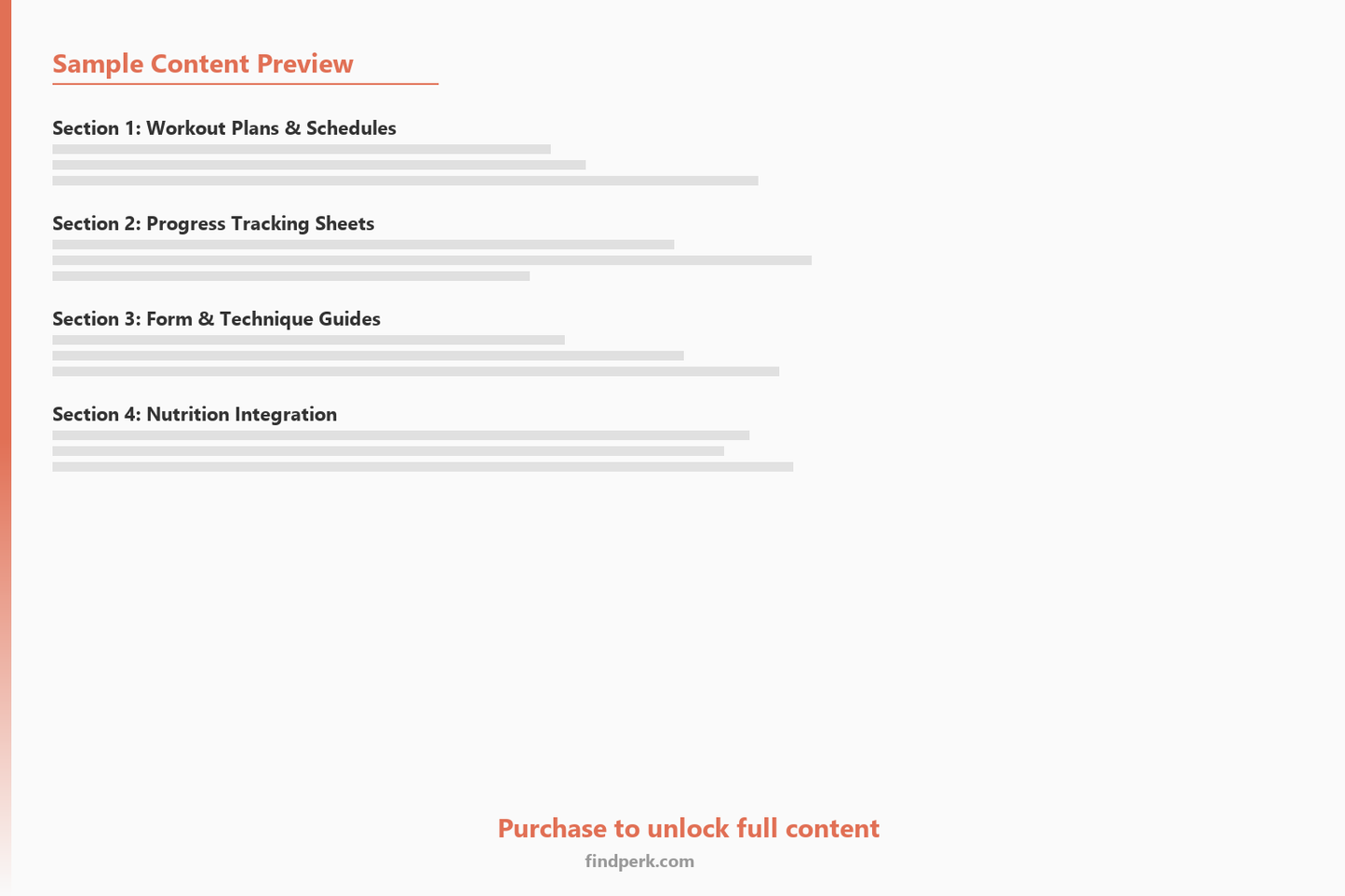Marathon Training Plan 16-Week Beginner to Advanced - Content Preview