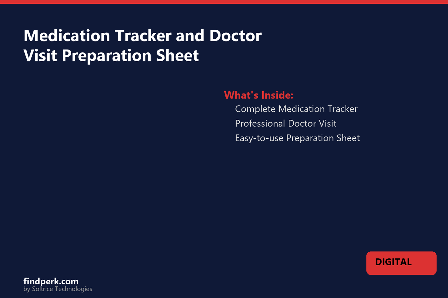 Medication Tracker and Doctor Visit Preparation Sheet