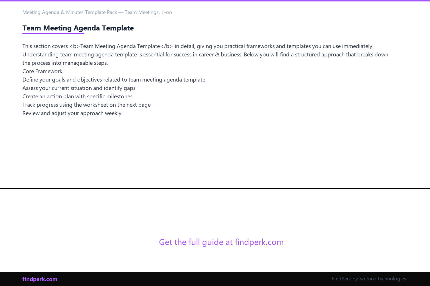 Meeting Agenda & Minutes Template Pack — Team Meetings, 1-on-1s, Standups & Board Meetings