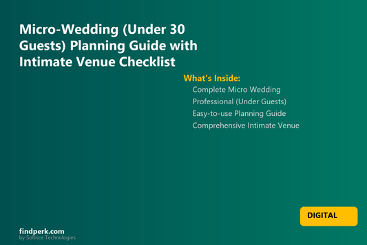 Micro-Wedding (Under 30 Guests) Planning Guide with Intimate Venue Checklist