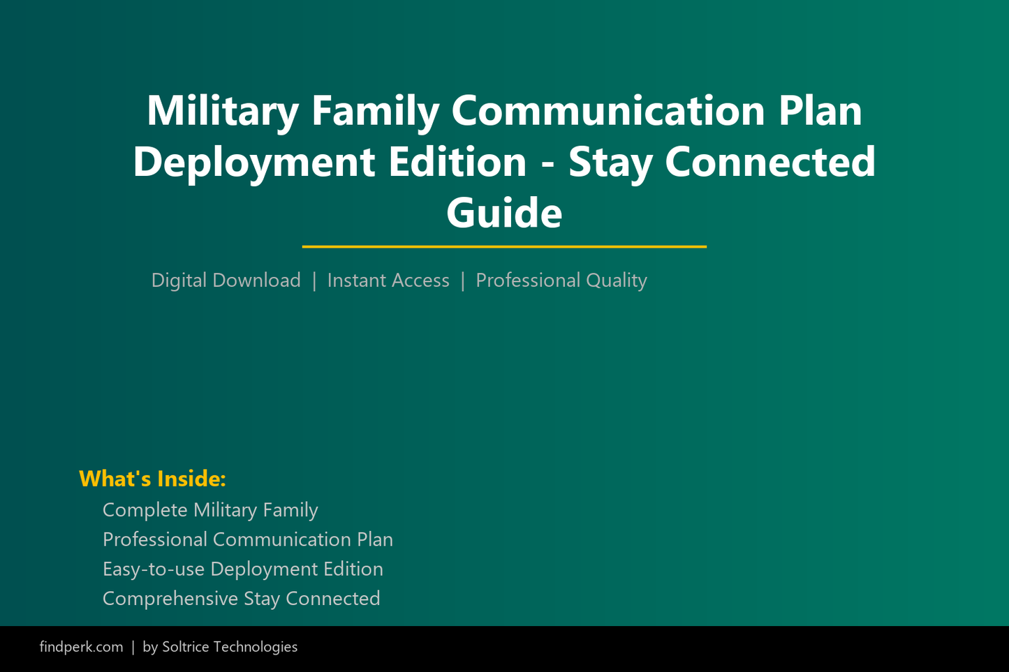 Military Family Communication Plan Deployment Edition - Stay Connected Guide