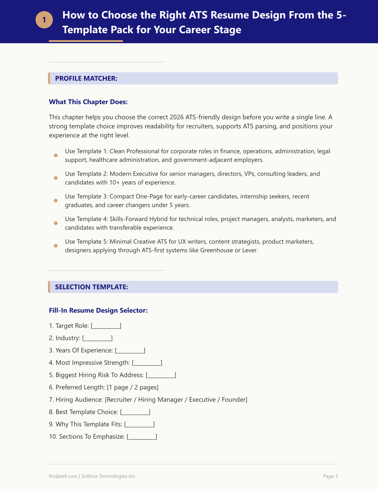 Modern ATS Resume Template Pack - 5 Designs for 2026