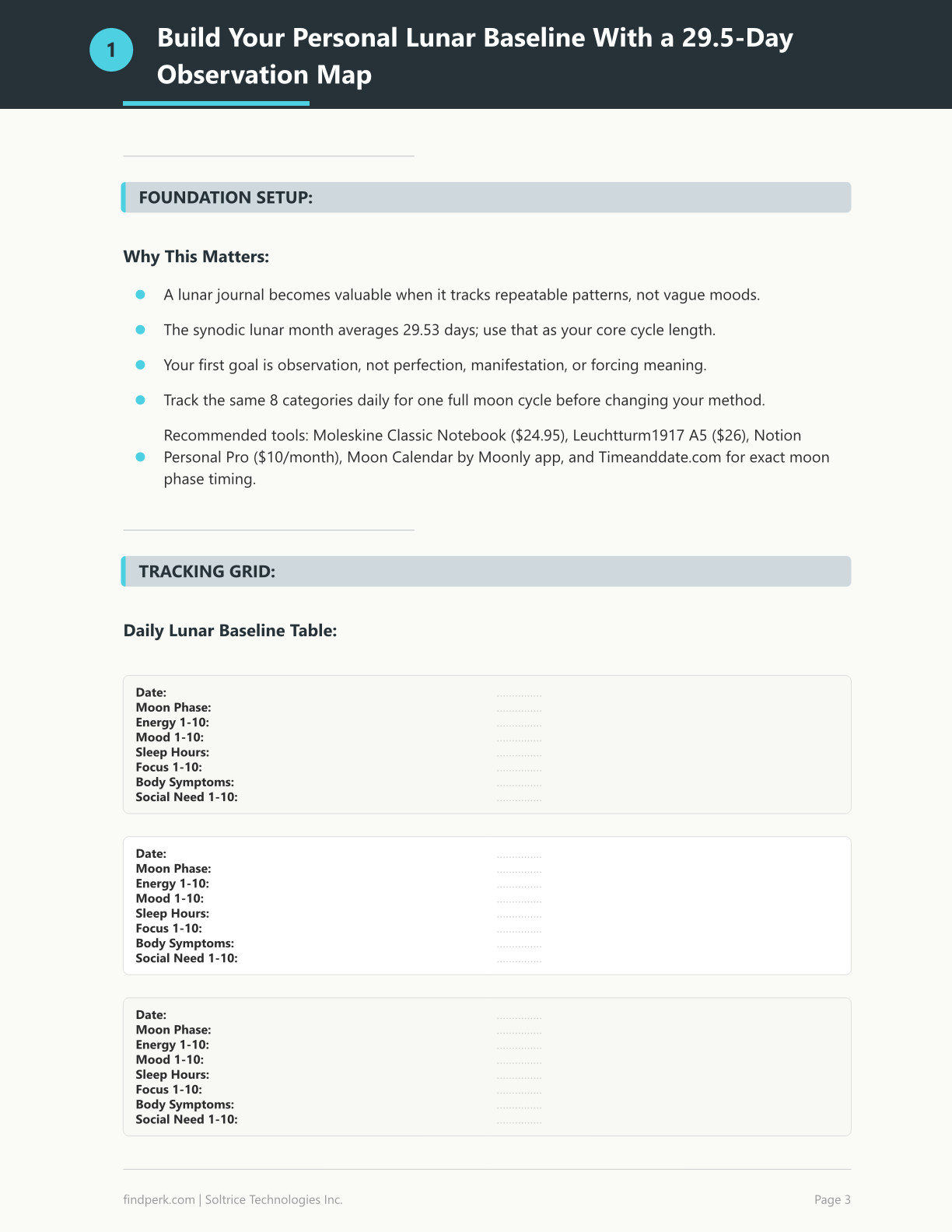 Moon Phase Journal — Lunar Cycle Ritual Planner
