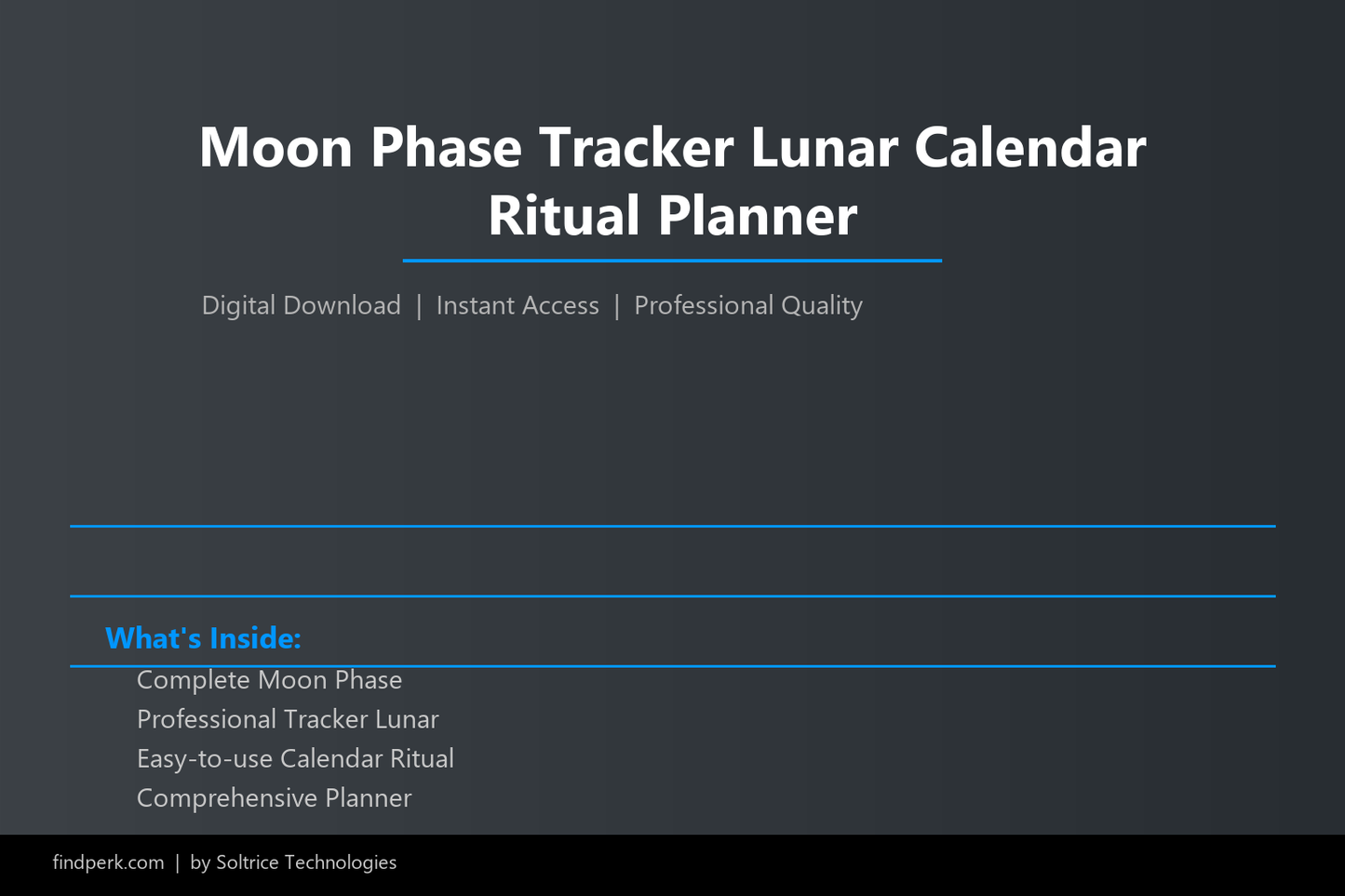Moon Phase Tracker Lunar Calendar Ritual Planner