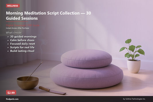 Morning Meditation Script Collection — 30 Guided Sessions