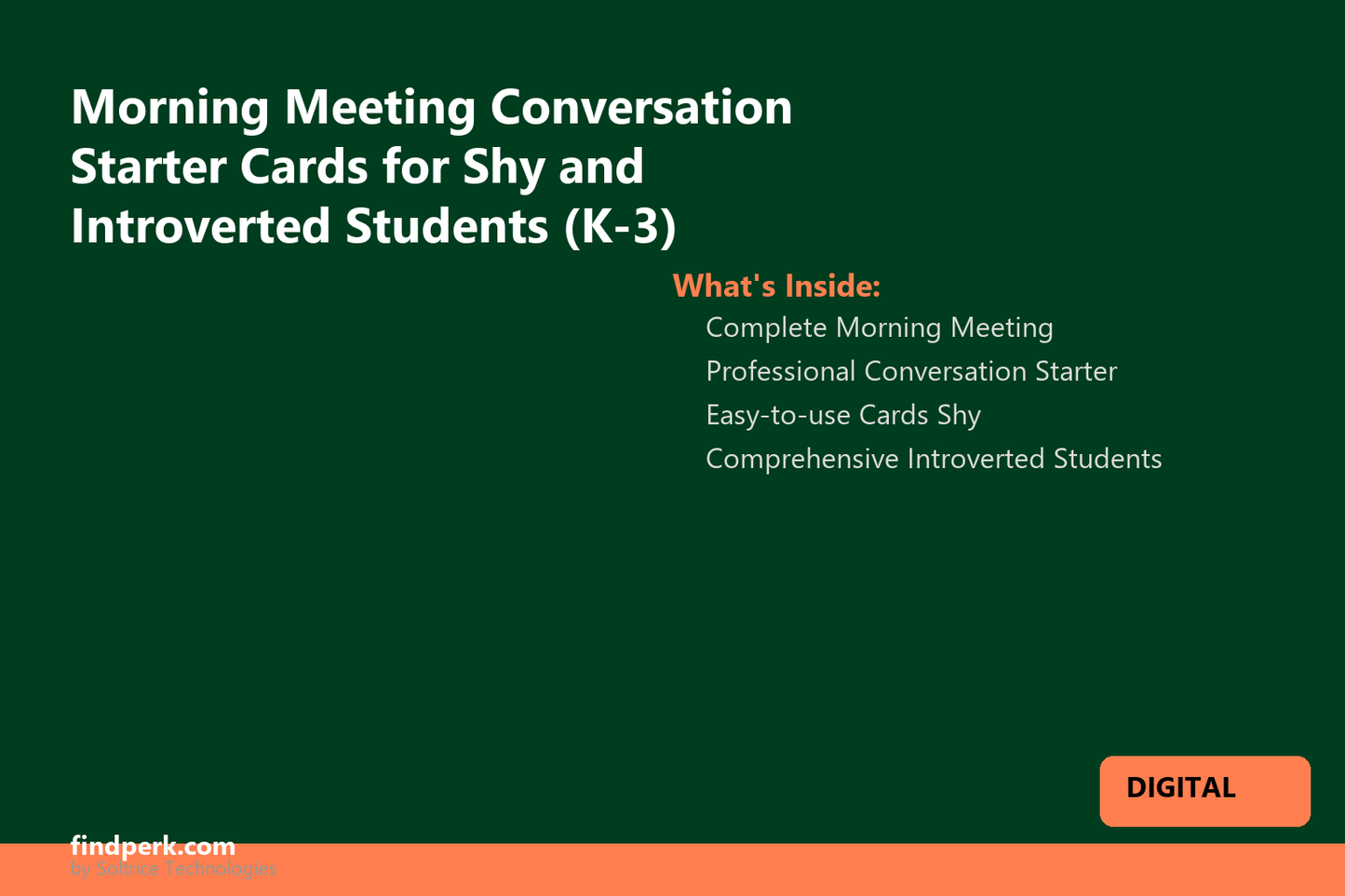 Morning Meeting Conversation Starter Cards for Shy and Introverted Students (K-3)