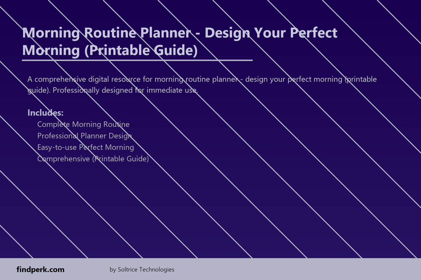 Morning Routine Planner - Design Your Perfect Morning (Printable Guide)