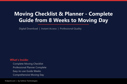 Moving Checklist & Planner - Complete Guide from 8 Weeks to Moving Day