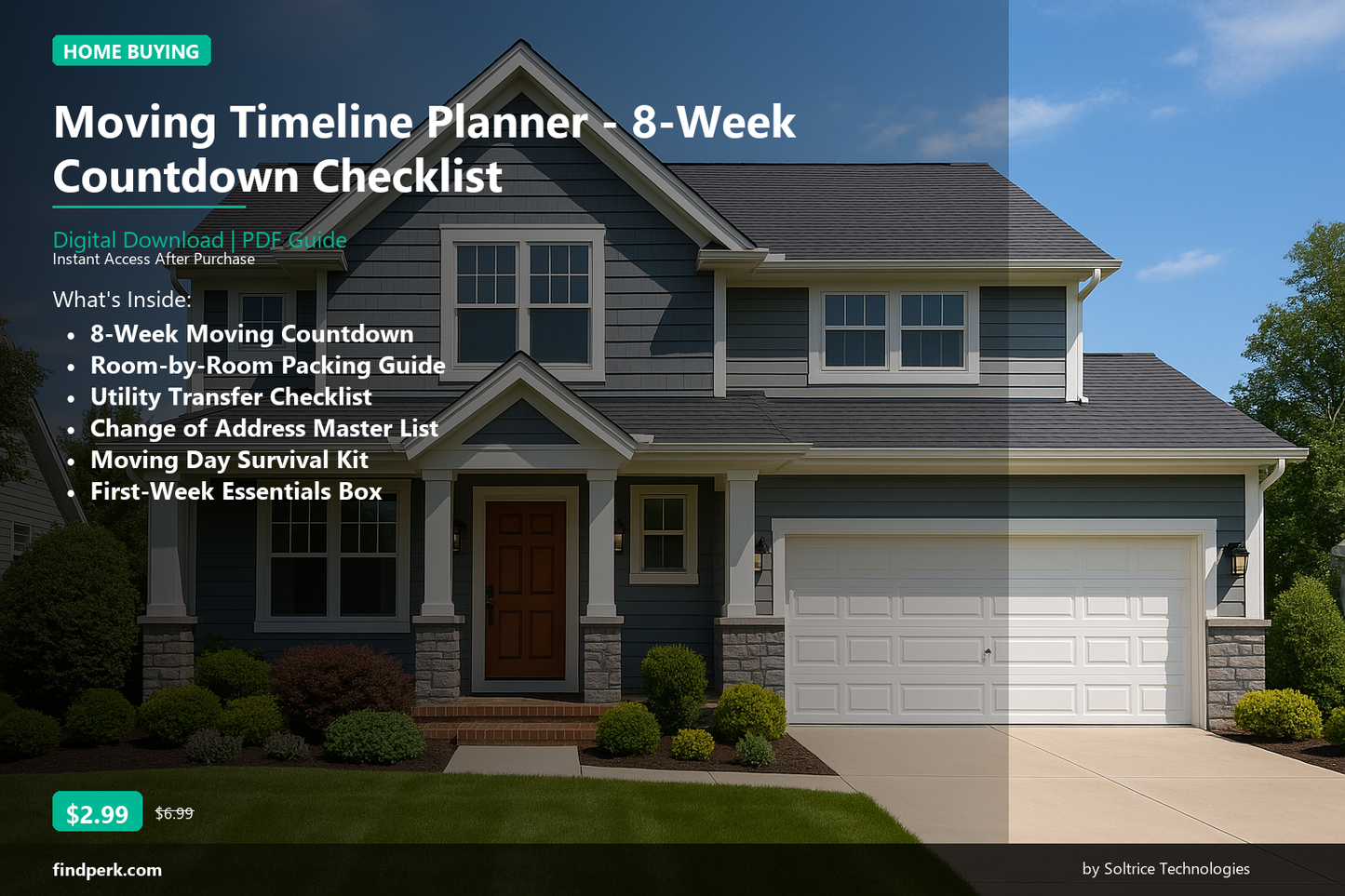 Moving Timeline Planner - 8-Week Countdown Checklist