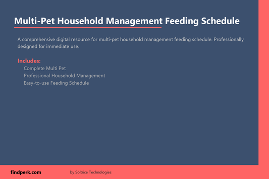 Multi-Pet Household Management Feeding Schedule