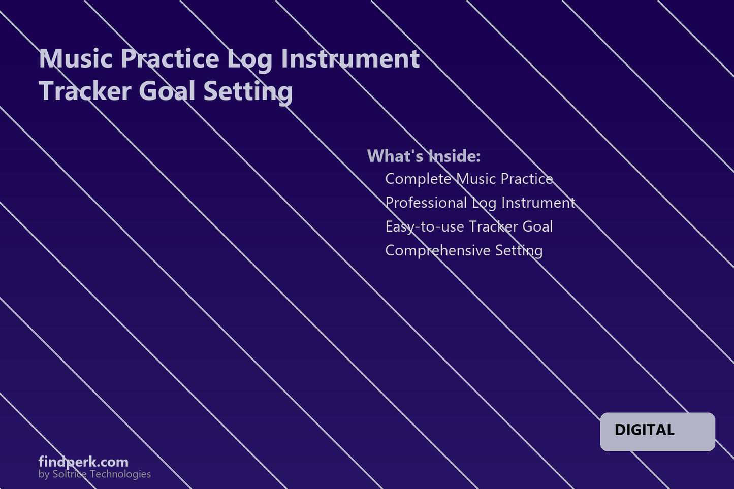 Music Practice Log Instrument Tracker Goal Setting