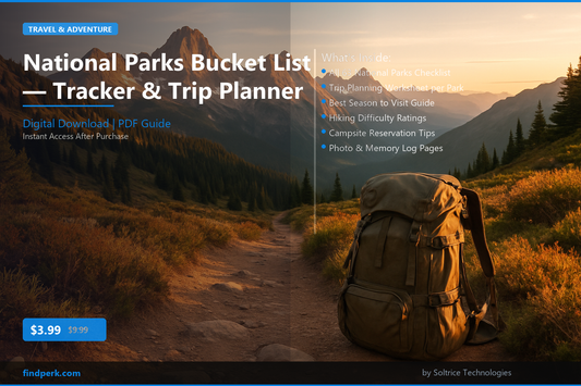 National Parks Bucket List — Tracker & Trip Planner