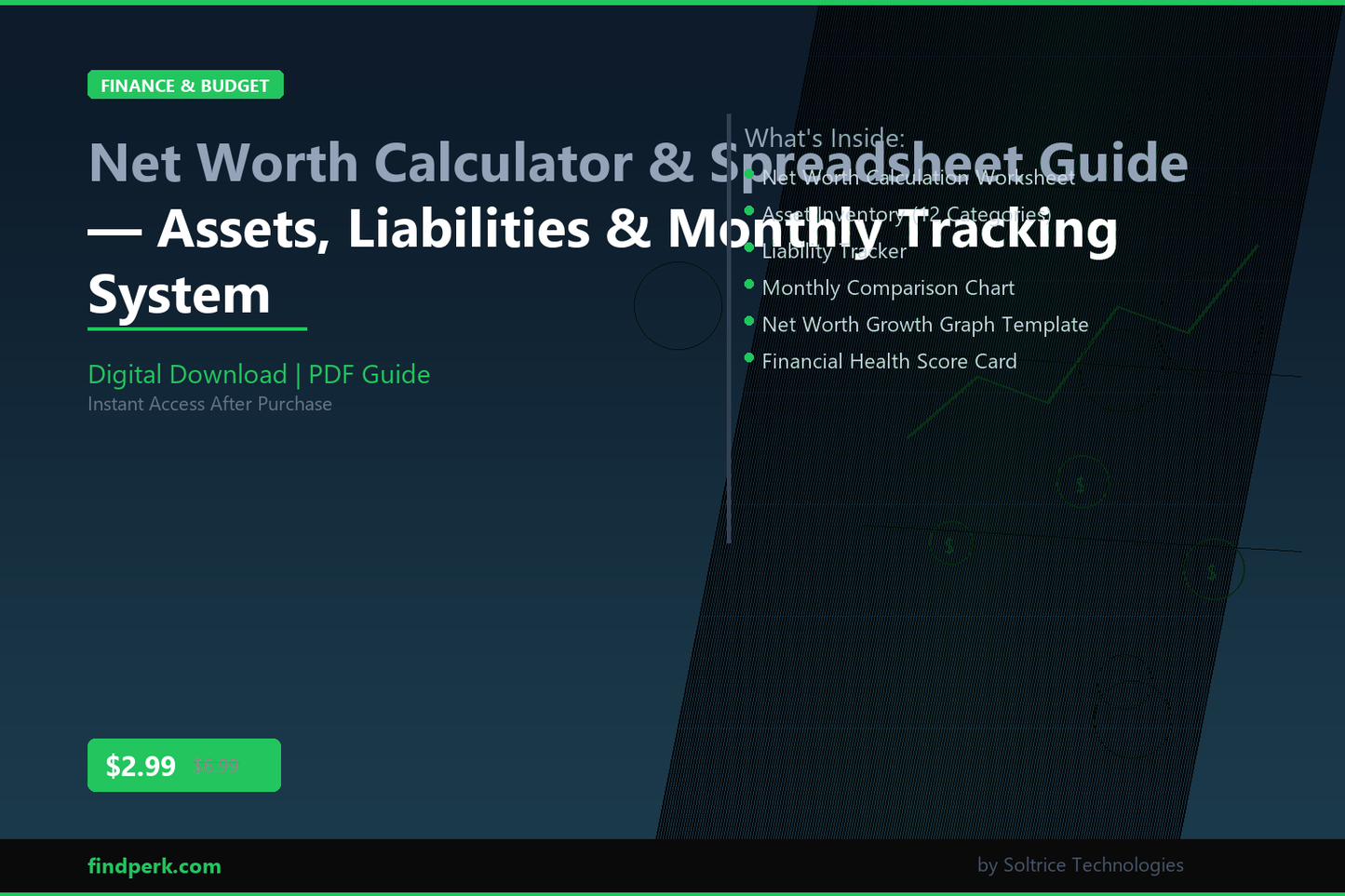 Net Worth Calculator & Spreadsheet Guide — Assets, Liabilities & Monthly Tracking System