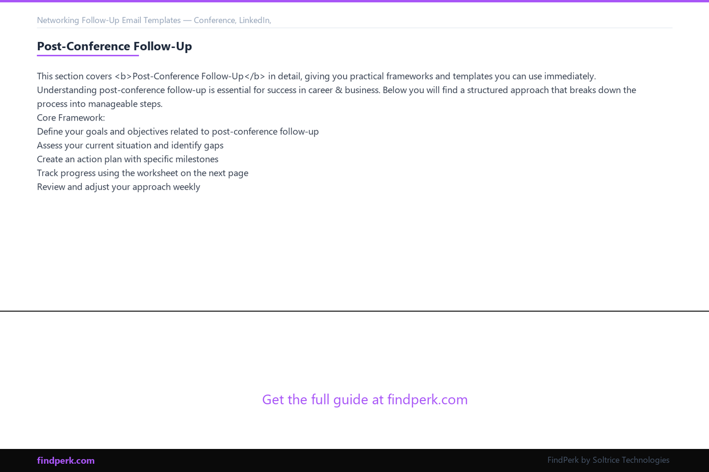 Networking Follow-Up Email Templates — Conference, LinkedIn, Informational Interview & Referral