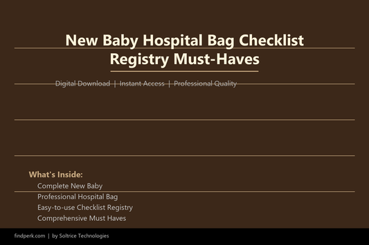 New Baby Hospital Bag Checklist Registry Must-Haves