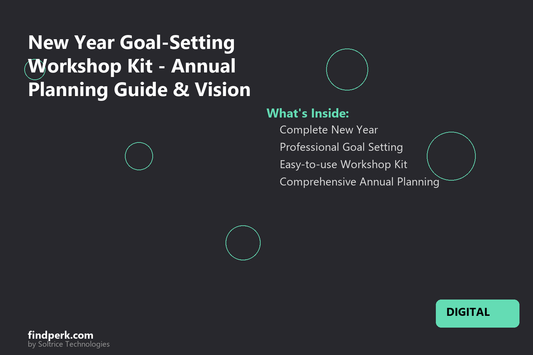 New Year Goal-Setting Workshop Kit - Annual Planning Guide & Vision Workbook