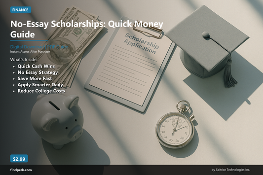 No-Essay Scholarships: Quick Money Guide