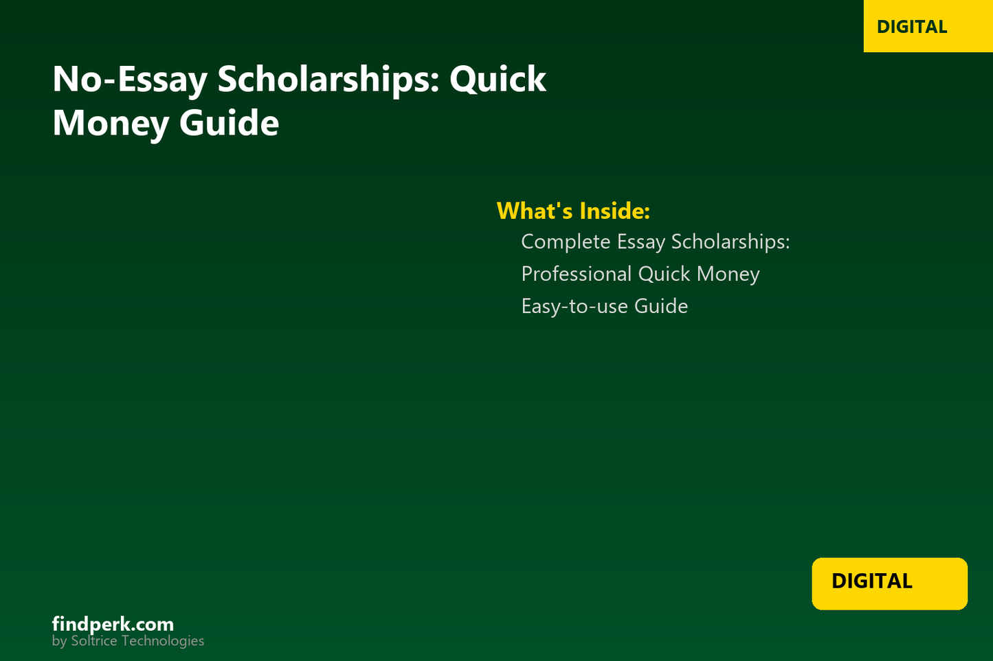 No-Essay Scholarships: Quick Money Guide
