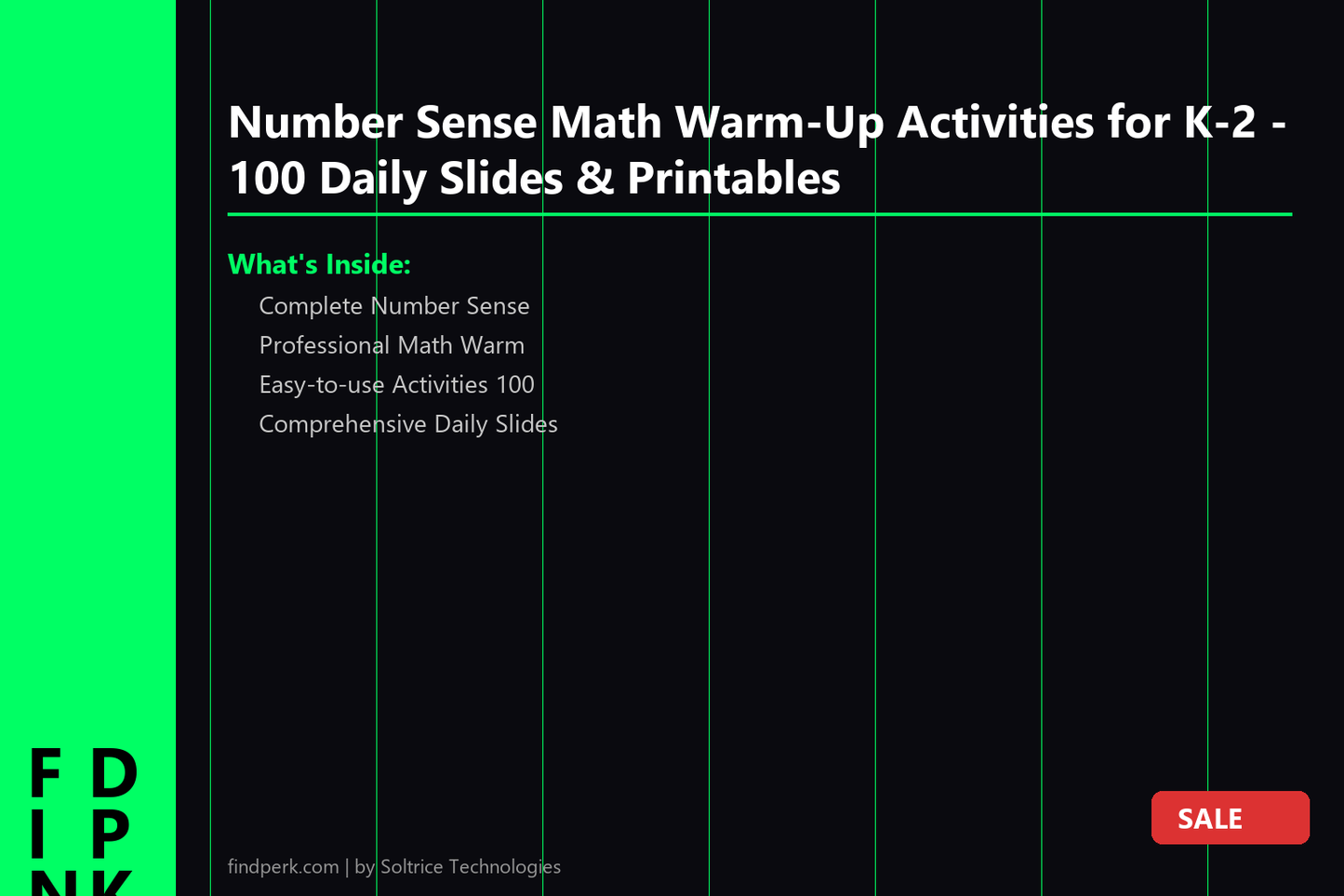 Number Sense Math Warm-Up Activities for K-2 - 100 Daily Slides & Printables
