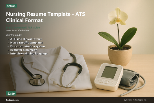 Nursing Resume Template - ATS Clinical Format