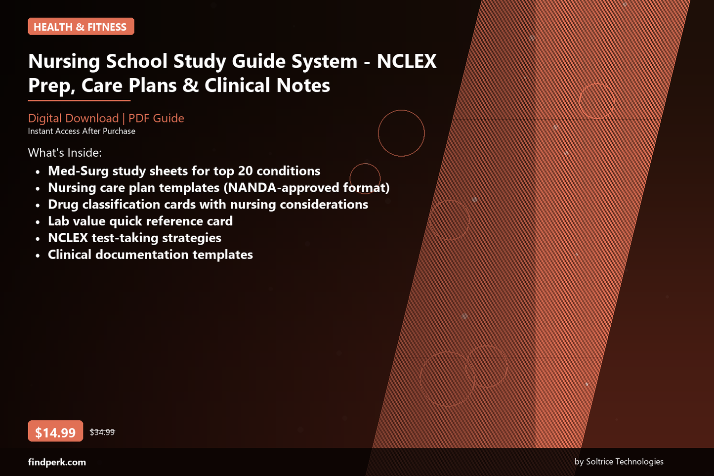 Nursing School Study Guide System - NCLEX Prep, Care Plans & Clinical Notes - Cover